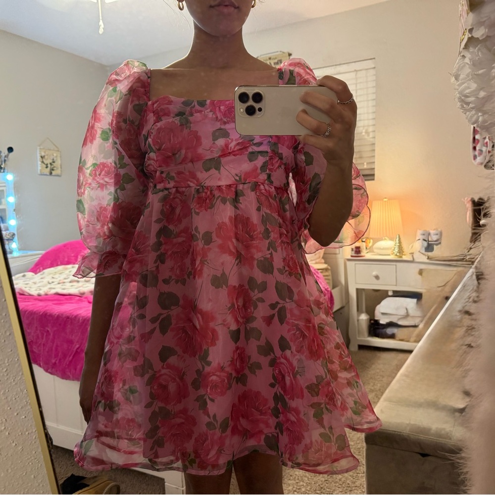 Floral Pink Women’s Dress